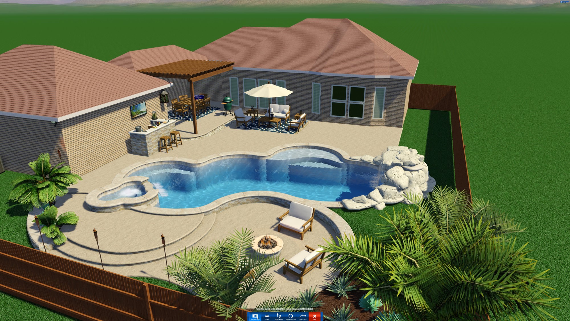 Swimming Pool Design with an Upslope — Bogner Pools